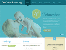 Tablet Screenshot of confidentparentinginc.com